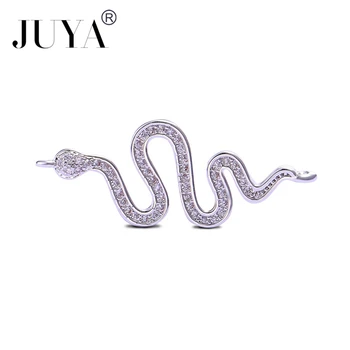 Jewelry Making Material Supplies Cz Rhinestones Talisman Snake Charm Connector Accessories For DIY Charm Bracelet Earring Making
Jewelry Making Material Supplies Cz Rhinestones Talisman Snake Charm Connector Accessories For DIY Charm Bracelet Earring Making