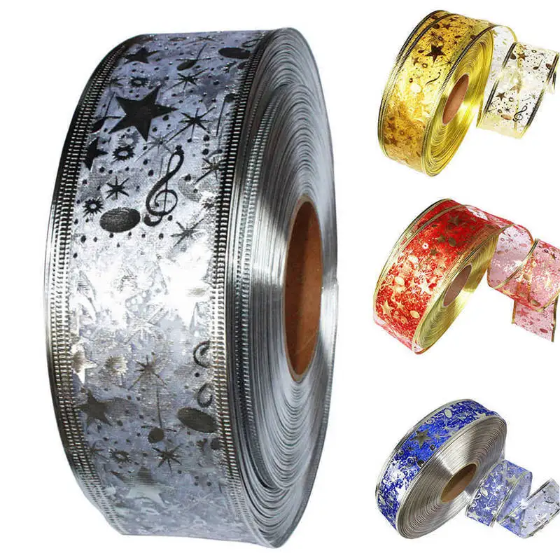 2M Bling Star Printed Organza Ribbon For DIY Christmas New Year Decoration Gift Wrapping Sewing Craft Freeshipping
2M Bling Star Printed Organza Ribbon For DIY Christmas New Year Decoration Gift Wrapping Sewing Craft Freeshipping