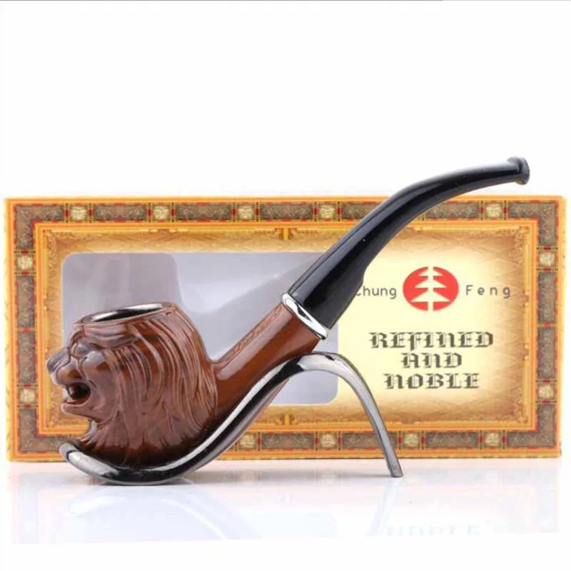 1 PC Creative Lion Head Shaped Wood Tobacco Smoking Pipe Portable Cigarette Mouthpieces Classic Bent Pipes Cigar Tube
1 PC Creative Lion Head Shaped Wood Tobacco Smoking Pipe Portable Cigarette Mouthpieces Classic Bent Pipes Cigar Tube