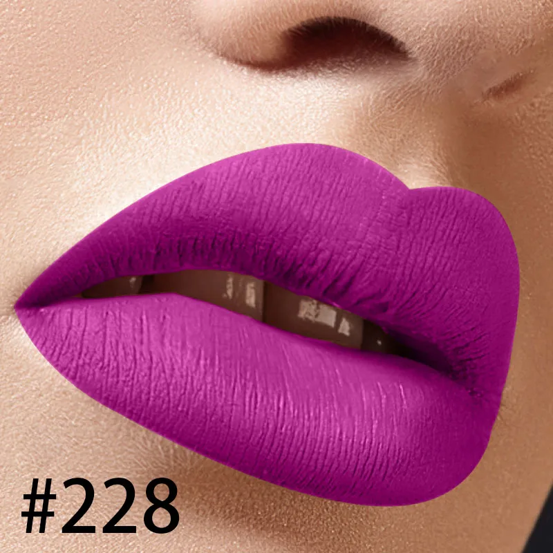Color 228 private label matte liquid lipstick lip gloss factory wholesale cosmetics makeup private custom logo
Color 228 private label matte liquid lipstick lip gloss factory wholesale cosmetics makeup private custom logo