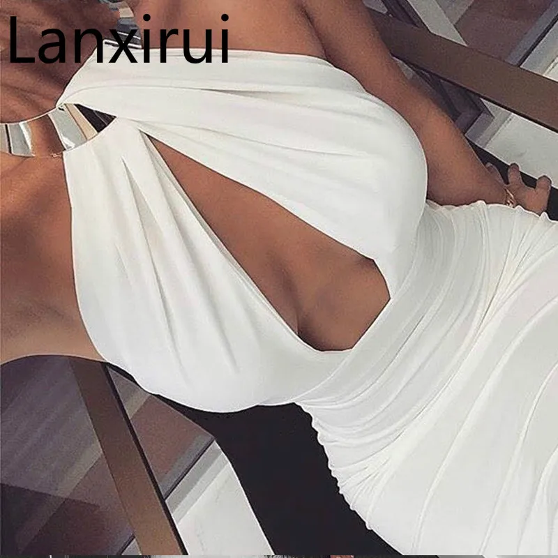 Sexy Solid White Halter Neck Cut Out Dress 2018 Women New Arrival Backless Celebrity Sleeveless Bodycon Dress
Sexy Solid White Halter Neck Cut Out Dress 2018 Women New Arrival Backless Celebrity Sleeveless Bodycon Dress
