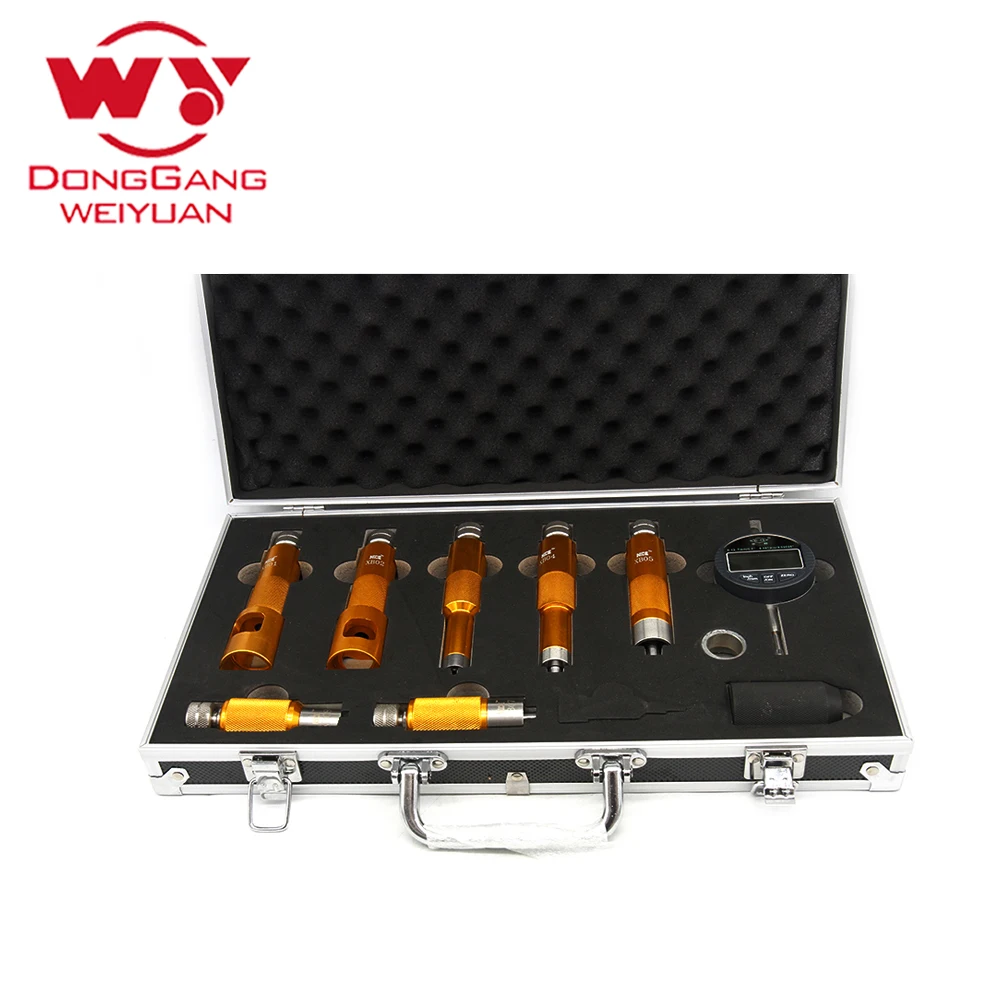 Common rail injector valve measuring tool kit for diesel injector valve stroke measuring tool for Bosch and Denso injectors
Common rail injector valve measuring tool kit for diesel injector valve stroke measuring tool for Bosch and Denso injectors