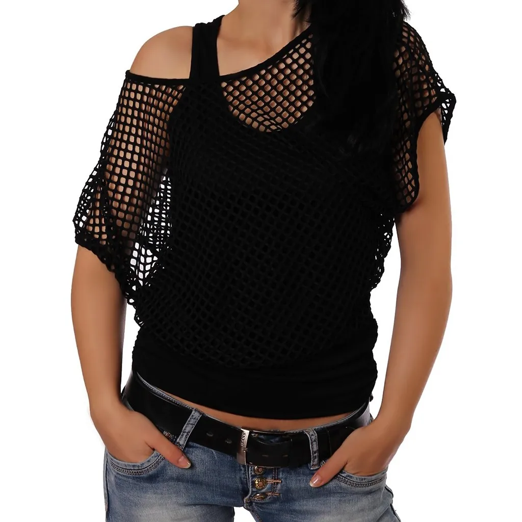 Sexy Women Two Short Sleeve Tops Casual Lady Continuously Empty Net Gauze Jacket Vest False Holiday Beach Party Ladies Tops
Sexy Women Two Short Sleeve Tops Casual Lady Continuously Empty Net Gauze Jacket Vest False Holiday Beach Party Ladies Tops