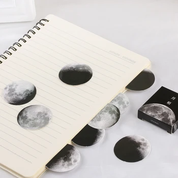45PCs/Box Moon Phase Lacquer Paper Sticker Decoration Mini Moon Eclipse Sticker DIY Diary Label Scrapbooking Fashion Phone Decor
45PCs/Box Moon Phase Lacquer Paper Sticker Decoration Mini Moon Eclipse Sticker DIY Diary Label Scrapbooking Fashion Phone Decor