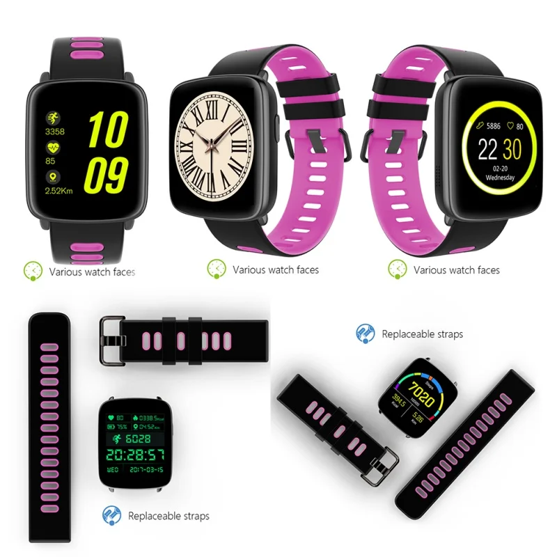 Bluetooth 4.0 Smart Watch 1.54 inch MTK2502D Smartwatch Professional Sports Heart Rate Monitor Pedometer Wrist watch
Bluetooth 4.0 Smart Watch 1.54 inch MTK2502D Smartwatch Professional Sports Heart Rate Monitor Pedometer Wrist watch
