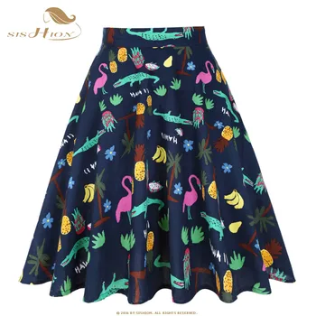 SISHION Navy Blue Cotton Skirt VD0651 Sexy Flamingo and Fruit Print High Waist Big Swing Vintage Skater Skirts Womens
SISHION Navy Blue Cotton Skirt VD0651 Sexy Flamingo and Fruit Print High Waist Big Swing Vintage Skater Skirts Womens