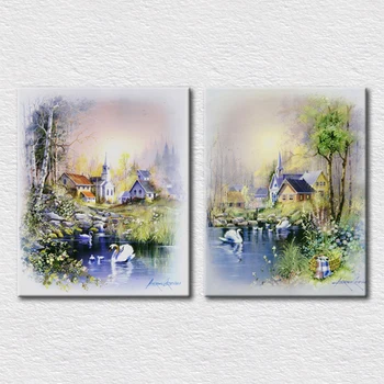 Beautiful handmade impression picture Neuschwanstein Castle printed on canvas 2pcs set modern art for living room decoration
Beautiful handmade impression picture Neuschwanstein Castle printed on canvas 2pcs set modern art for living room decoration