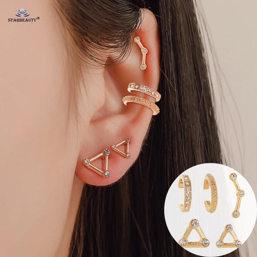 5 pcs/lot Vintage Triangle Ear Piercing Oreja Helix Piercing Fake Nose Ring Fake Earrings Set Pircing Ear Cuff Pircing de Orelha
5 pcs/lot Vintage Triangle Ear Piercing Oreja Helix Piercing Fake Nose Ring Fake Earrings Set Pircing Ear Cuff Pircing de Orelha