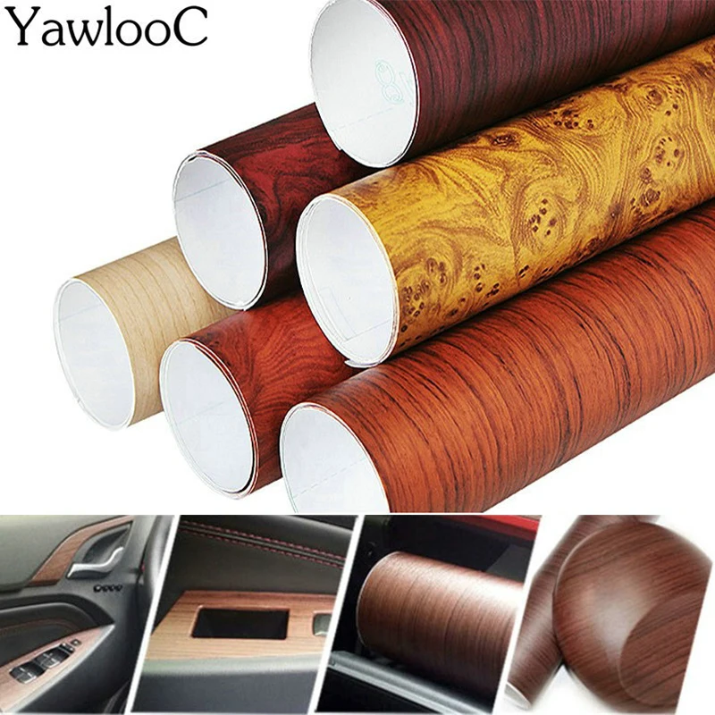 30*120CM PVC Wood Grain Textured Car Interior Decoration Stickers Waterproof Furniture Door Automobiles Vinyl Film Car-Styling
30*120CM PVC Wood Grain Textured Car Interior Decoration Stickers Waterproof Furniture Door Automobiles Vinyl Film Car-Styling