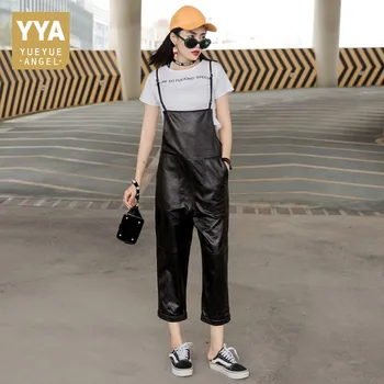 2020 New Winter Ladies Genuine Leather Jumpsuits Fashion Solid Sheepskin Jumpsuit Streetwear Casual Female Suspender Pants S-3XL
2020 New Winter Ladies Genuine Leather Jumpsuits Fashion Solid Sheepskin Jumpsuit Streetwear Casual Female Suspender Pants S-3XL