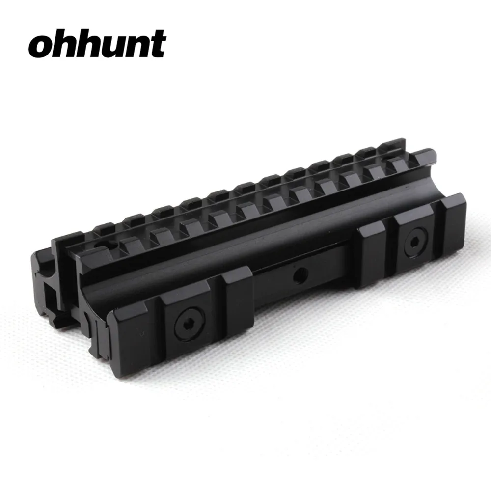 ohhunt Tactical Gun Accessories Full Size Tri-Mount Weaver Style Mounts Conversion With Adjustable Side Tabs AR15 Flat Top Matte
ohhunt Tactical Gun Accessories Full Size Tri-Mount Weaver Style Mounts Conversion With Adjustable Side Tabs AR15 Flat Top Matte