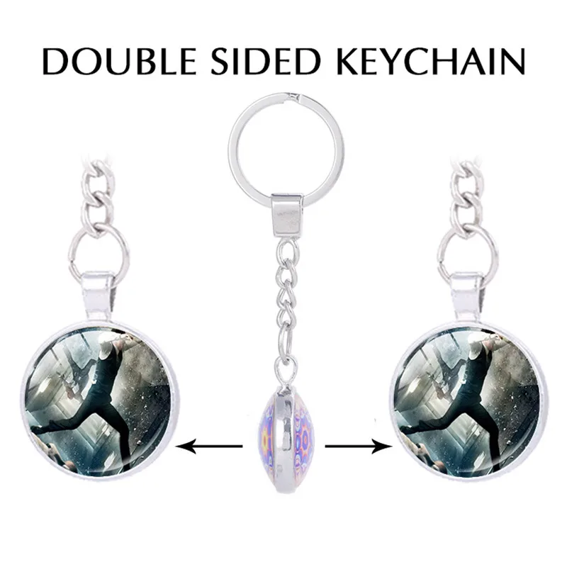 Inception key chain Totem Spinning Top Double sided Pendant key holder Inception Movie keychain for keys best friend jewelry
Inception key chain Totem Spinning Top Double sided Pendant key holder Inception Movie keychain for keys best friend jewelry