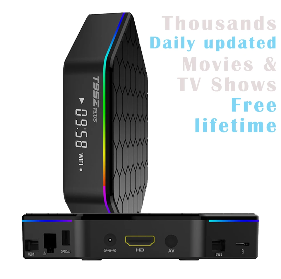 Amlogic S912 Octa Core 4K HDMI2.0 Android 7.1 TV Box 2GB/16GB 3GB/32GB Thousands Daily Updated Movies & TV Shows Free Lifetime
Amlogic S912 Octa Core 4K HDMI2.0 Android 7.1 TV Box 2GB/16GB 3GB/32GB Thousands Daily Updated Movies & TV Shows Free Lifetime