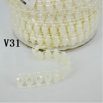 1 Spool 15 Meters 12mm Width Ivory/White ABS Pearl Garland For Wedding Party Centerpiece Hanging Chain Decoration V31
1 Spool 15 Meters 12mm Width Ivory/White ABS Pearl Garland For Wedding Party Centerpiece Hanging Chain Decoration V31