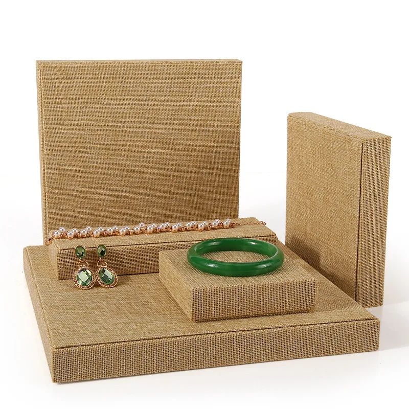 Linen Jewelry Display Block Jewelry Display Board Earrings Bracelets Pendant Display Riser
Linen Jewelry Display Block Jewelry Display Board Earrings Bracelets Pendant Display Riser