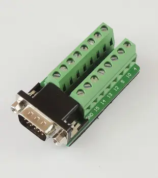 Free shipping DB15 male 15 Pin Port Signals Breakout Board Screw terminals adapter plate DB15-G2
Free shipping DB15 male 15 Pin Port Signals Breakout Board Screw terminals adapter plate DB15-G2