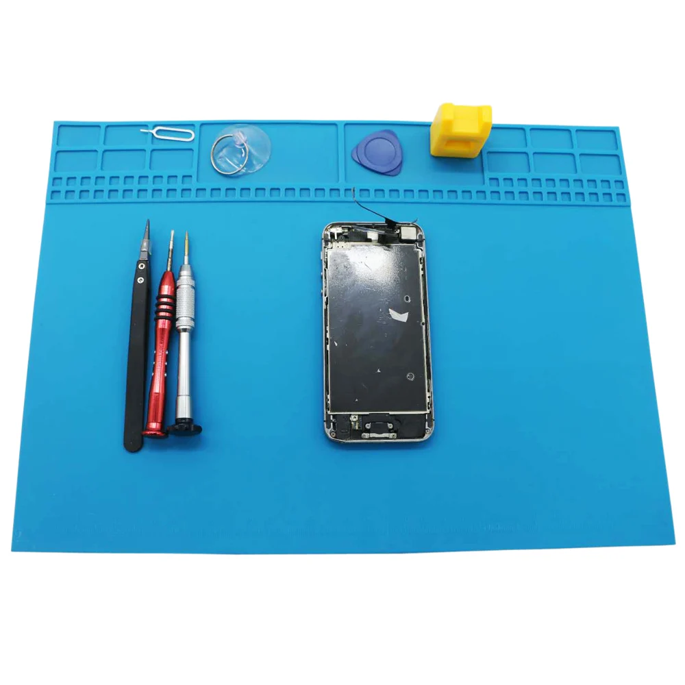 New hot sale 35x25cmhigh quality BGA Heat Insulation Silicone Soldering Pad Repair Maintenance Platform Desk Mat with magnetic
New hot sale 35x25cmhigh quality BGA Heat Insulation Silicone Soldering Pad Repair Maintenance Platform Desk Mat with magnetic