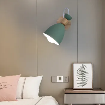 E27 Bedside Lamp Sconce Modern Light For Bedroom Living Room Hallway Nordic Macaroon 3 Color Steering Head
E27 Bedside Lamp Sconce Modern Light For Bedroom Living Room Hallway Nordic Macaroon 3 Color Steering Head