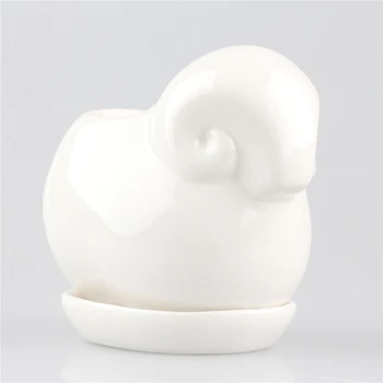 Bonsai Ceramic Flower Pot Planter Desk Cute Succulent Plant Small Animal Sheep Design Planter Home Office Decor
Bonsai Ceramic Flower Pot Planter Desk Cute Succulent Plant Small Animal Sheep Design Planter Home Office Decor