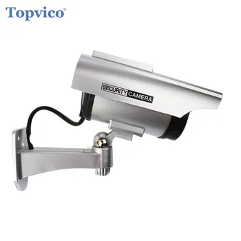 Dummy Camera Solar Battery Powered Flicker Blink LED Fake Indoor Outdoor Surveillance Security Camera Bullet CCTV Camera
Dummy Camera Solar Battery Powered Flicker Blink LED Fake Indoor Outdoor Surveillance Security Camera Bullet CCTV Camera