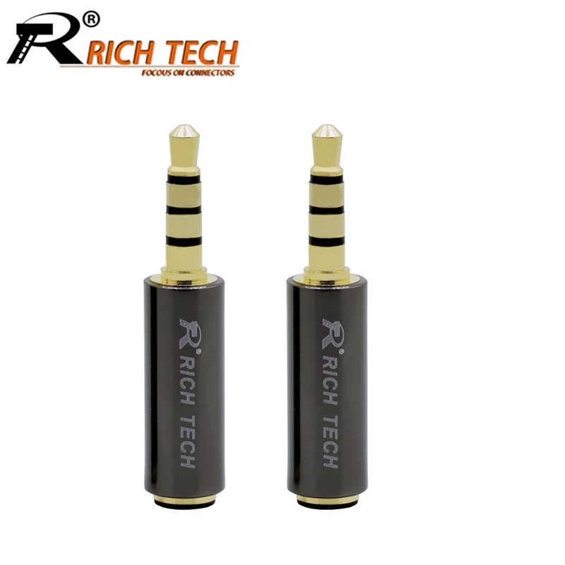 10pcs Jack 4 Poles 3.5mm Male Plug to 3.5mm 4 Pin Stereo Female Socket Audio Connector Gold Plated Plug 3.5mm Adapter Converter
10pcs Jack 4 Poles 3.5mm Male Plug to 3.5mm 4 Pin Stereo Female Socket Audio Connector Gold Plated Plug 3.5mm Adapter Converter