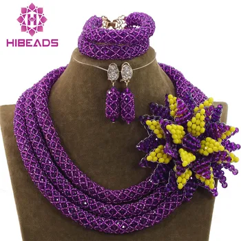 Wedding African Purple Beads Jewelry Sets 2017 Handmade Flowers Cluster Brooch Pendant Necklace Set Free Shipping WD870
Wedding African Purple Beads Jewelry Sets 2017 Handmade Flowers Cluster Brooch Pendant Necklace Set Free Shipping WD870
