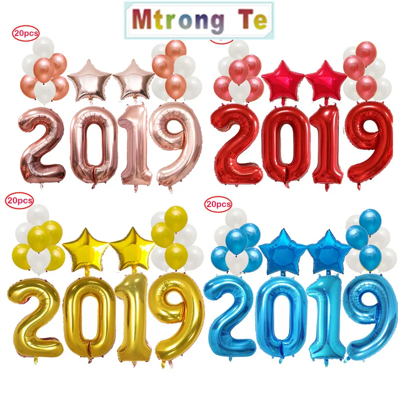christma 2019 new Year christmas decorations for home 20 pcs 40 Nombre Foil Balloons
christma 2019 new Year christmas decorations for home 20 pcs 40 Nombre Foil Balloons