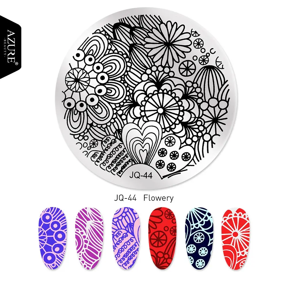 Azure Beauty Nail Stamping Plates 3D Flowers DIY Polish Stamp Template Nail Art Manicure Scraper Stamper Cap Tools
Azure Beauty Nail Stamping Plates 3D Flowers DIY Polish Stamp Template Nail Art Manicure Scraper Stamper Cap Tools