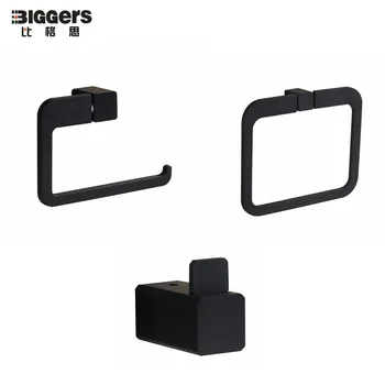 Free shipping New modern design black painting color bathroom accessories set 3pcs paper holder coat hook towel ring single
Free shipping New modern design black painting color bathroom accessories set 3pcs paper holder coat hook towel ring single