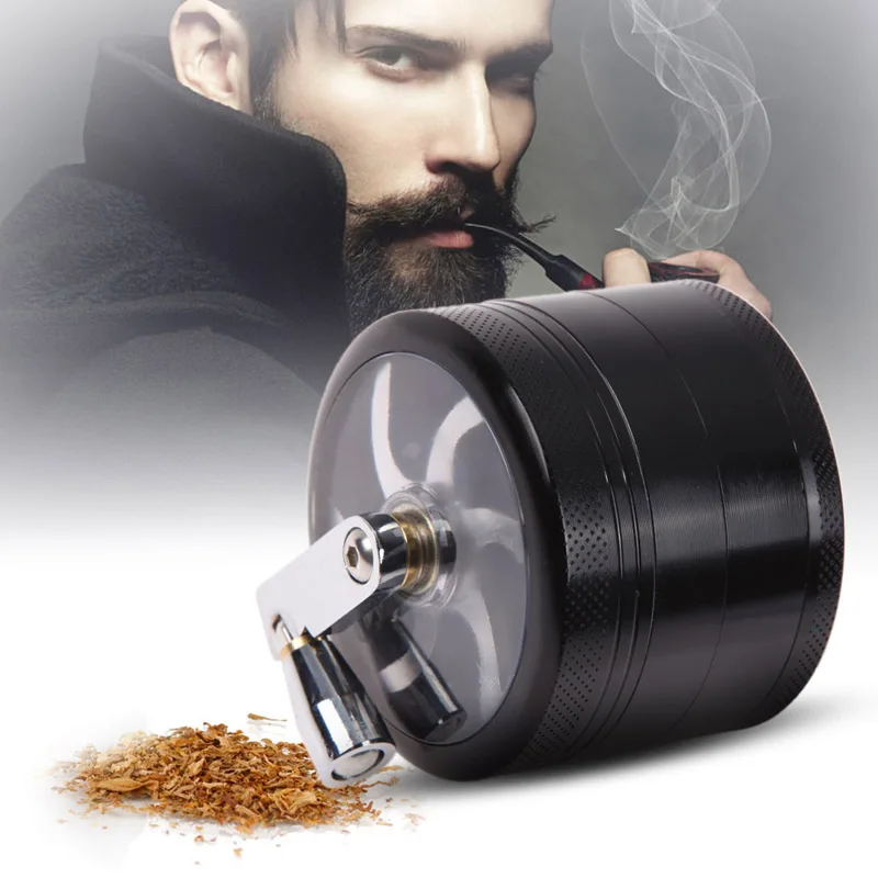 Aluminum Herb Spice shredder Crusher Muller Mill Hand Crank Grinder Tobacco herb grinder spice mill Tools kitchen accessories
Aluminum Herb Spice shredder Crusher Muller Mill Hand Crank Grinder Tobacco herb grinder spice mill Tools kitchen accessories