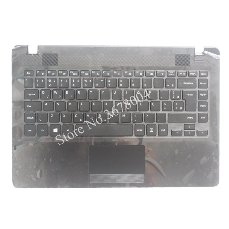 New BR Laptop Keyboard for SAMSUNG NP500R4L 500R4L brazil Keyboard Shell Palmrest Cover