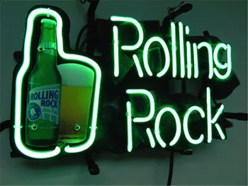 NEON SIGN For ROLLING ROCK Signboard REAL GLASS BEER BAR PUB display RESTAURANT christmas Light Signs 17*14"
NEON SIGN For ROLLING ROCK Signboard REAL GLASS BEER BAR PUB display RESTAURANT christmas Light Signs 17*14"