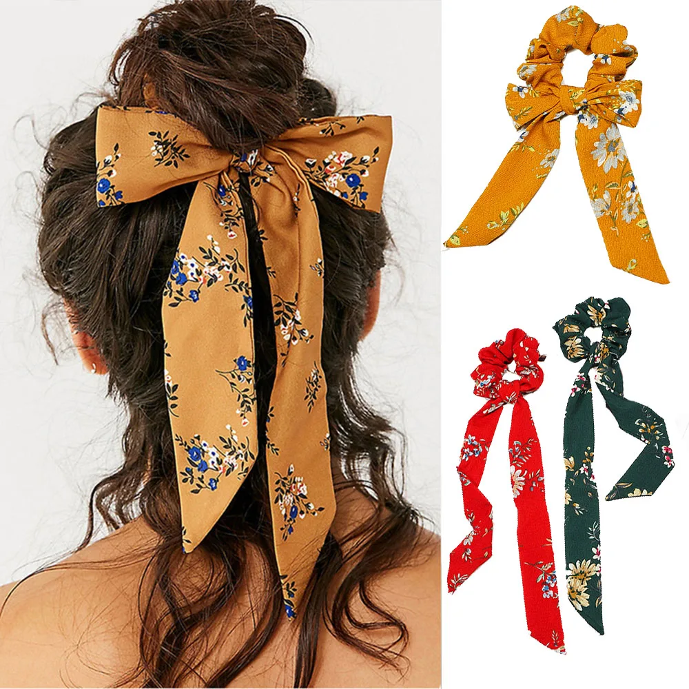 Fashion Chiffon Streamers Scrunchie Elastic Hair Band Bow Hair Ropes Sweet Girls Head Band Hair Ties Women Hair Accessories
Fashion Chiffon Streamers Scrunchie Elastic Hair Band Bow Hair Ropes Sweet Girls Head Band Hair Ties Women Hair Accessories