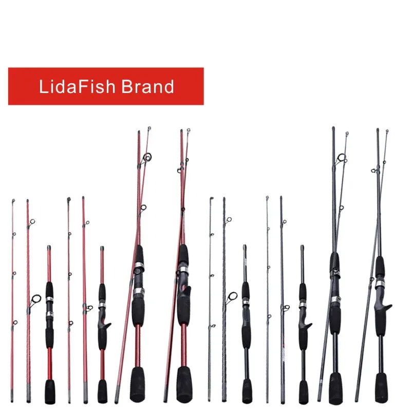 LidaFish Brand 2019 New Red and black 1.8/2.1 m straight handle gun handle M tonal Three-section road Travel ultralight casting
LidaFish Brand 2019 New Red and black 1.8/2.1 m straight handle gun handle M tonal Three-section road Travel ultralight casting