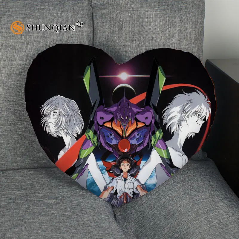 NEON GENESIS EVANGELION Heart Shape Pillow Cover Custom zipper Pillowcase Just Cover No Core Size 41x36cm,47x42cm
NEON GENESIS EVANGELION Heart Shape Pillow Cover Custom zipper Pillowcase Just Cover No Core Size 41x36cm,47x42cm