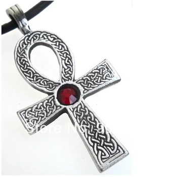 30pcs a lot antique silver plated religious ankh cross with red crystal pendant necklace jewelry
30pcs a lot antique silver plated religious ankh cross with red crystal pendant necklace jewelry