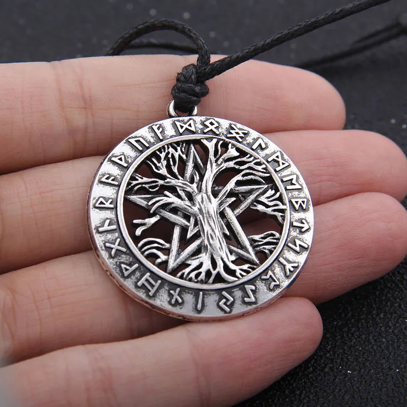 Dropshipping viking 24 rune with Magic pentagram tree of life pendant necklace with adjustable chain free shipping
Dropshipping viking 24 rune with Magic pentagram tree of life pendant necklace with adjustable chain free shipping