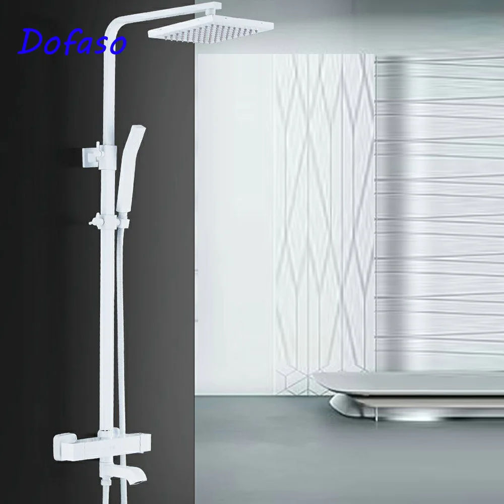 Dofaso vintaage bathroom shower faucet set white bathtub faucet mixer tap Thermostatic Faucets shower bath Shower system
Dofaso vintaage bathroom shower faucet set white bathtub faucet mixer tap Thermostatic Faucets shower bath Shower system