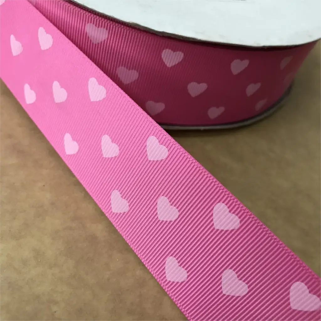 Crazy Discount 1-1/2" 38mm Hot Pink Light Pink Hearts Printed Grosgrain Ribbon for DIY Materials Baby/Children's Crafts 100Yards
Crazy Discount 1-1/2" 38mm Hot Pink Light Pink Hearts Printed Grosgrain Ribbon for DIY Materials Baby/Children's Crafts 100Yards