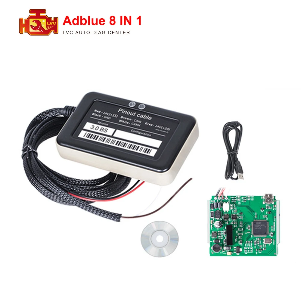Adblue 8in1 Universal NOT NEED ANY SOFTWARE AdBlue 8 in 1 Emulation Box for multi-brands trucks with Nox Sensor diagnostic tool
Adblue 8in1 Universal NOT NEED ANY SOFTWARE AdBlue 8 in 1 Emulation Box for multi-brands trucks with Nox Sensor diagnostic tool