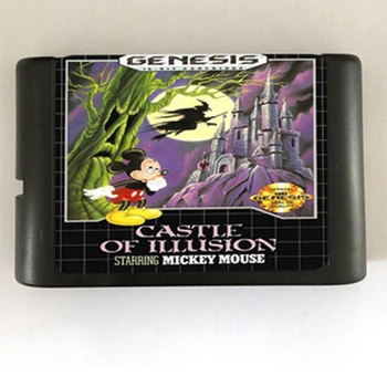 Castle Of Illusion starring Mickey Mouse Game Cartridge Newest 16 bit Game Card For Sega Mega Drive / Genesis System
Castle Of Illusion starring Mickey Mouse Game Cartridge Newest 16 bit Game Card For Sega Mega Drive / Genesis System