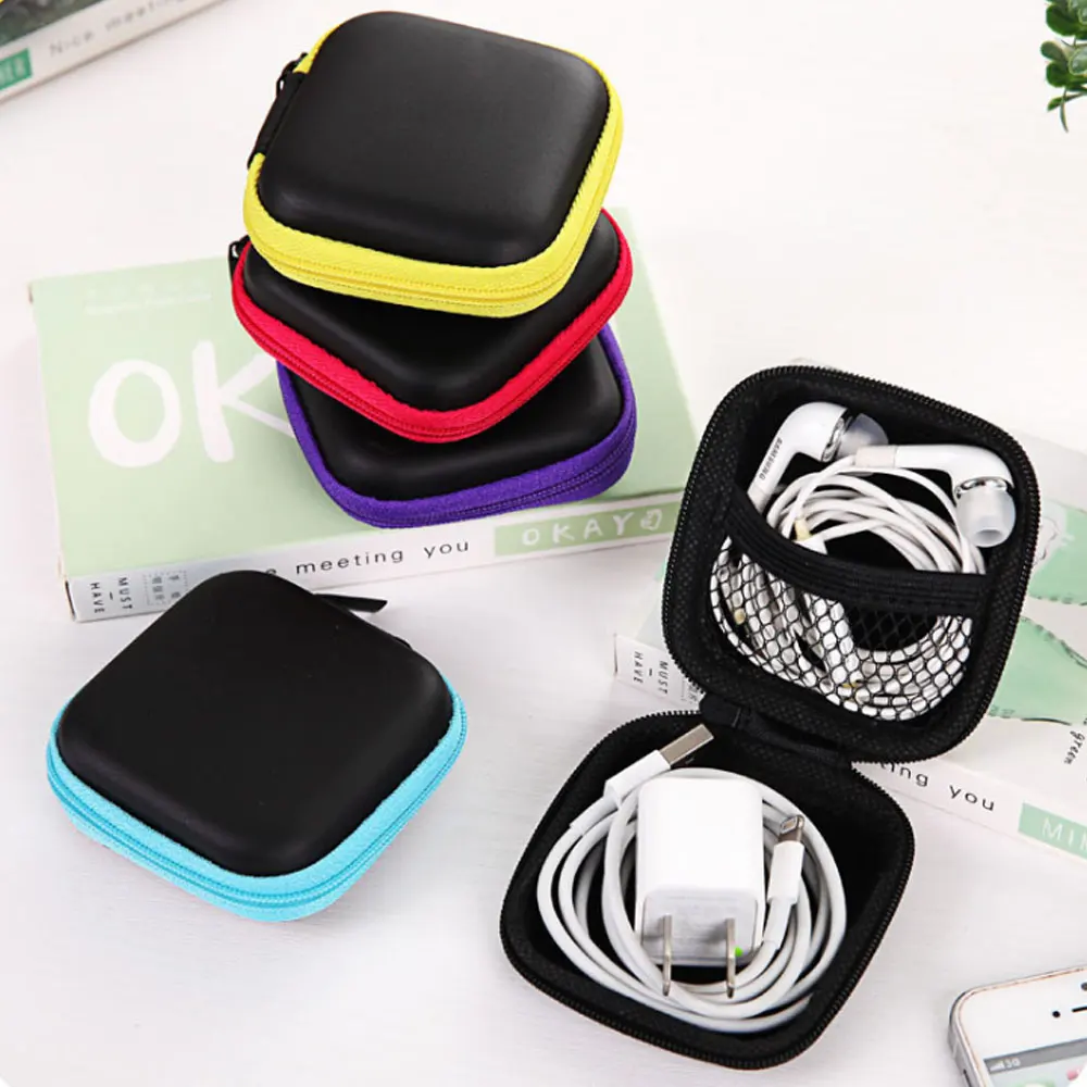 Mini Zipper Hard Headphone Case Portable Earbuds Pouch box PU Leather Earphone Storage Bag Protective USB Cable Organizer
Mini Zipper Hard Headphone Case Portable Earbuds Pouch box PU Leather Earphone Storage Bag Protective USB Cable Organizer