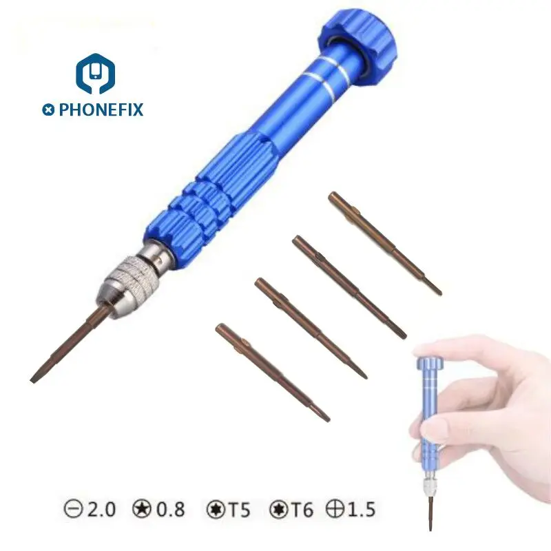 PHONEFIX 5 in 1 Screwdriver Set Computer Tool Kit Opening Tools for iPhone Repair Screwdriver Kit for Electronic Tool Kit
PHONEFIX 5 in 1 Screwdriver Set Computer Tool Kit Opening Tools for iPhone Repair Screwdriver Kit for Electronic Tool Kit