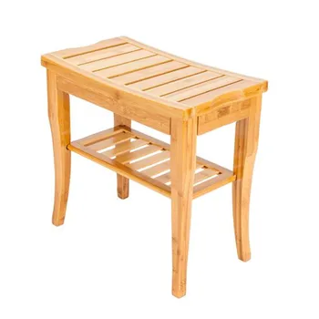 47.5x26x44.5cm Bamboo Bath Stool Sandal Wood Color Bathroom Stool Chair Spa Bath Organizer Stool with Storage Racks Shelf
47.5x26x44.5cm Bamboo Bath Stool Sandal Wood Color Bathroom Stool Chair Spa Bath Organizer Stool with Storage Racks Shelf