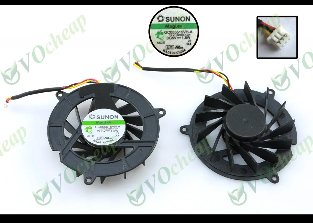 New Notebook Laptop Cooling fan (cooler) for Acer Aspire 4315 4710 4710G 4920 4920G (Green Label)d GC055515VH-A 13.V1.B2880.F.GN
New Notebook Laptop Cooling fan (cooler) for Acer Aspire 4315 4710 4710G 4920 4920G (Green Label)d GC055515VH-A 13.V1.B2880.F.GN