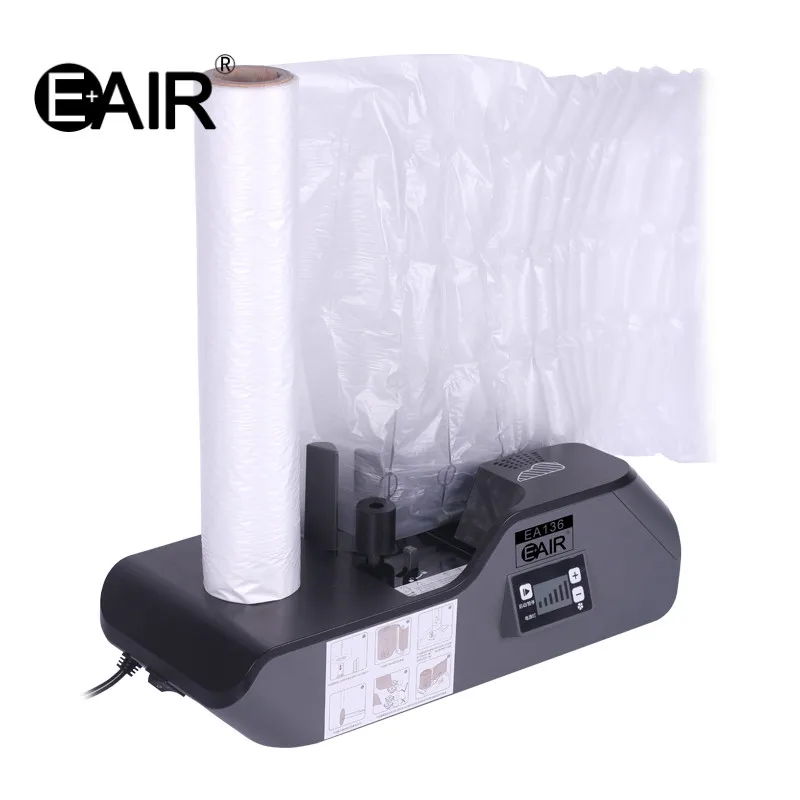 EAIR Air Bubble Pillow Machine Air Filler Machine EA136 Mini Air Cushion Machine 220V
EAIR Air Bubble Pillow Machine Air Filler Machine EA136 Mini Air Cushion Machine 220V