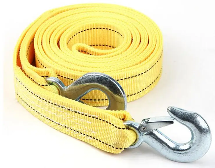 For Heavy Duty Car Emergency 3M 3Tons Tow Cable Tow Strap Car Towing Rope With Hooks High Strength Nylon
For Heavy Duty Car Emergency 3M 3Tons Tow Cable Tow Strap Car Towing Rope With Hooks High Strength Nylon