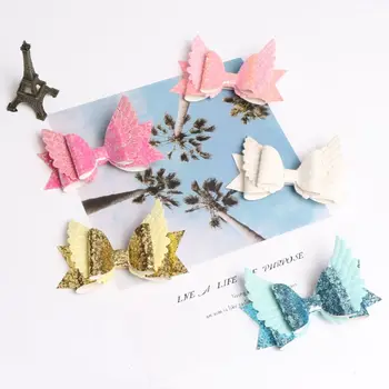 Angel Wing Princess Hairgrips Glitter Hair Bows with Clip Dance Party Bow Hair Clip
Angel Wing Princess Hairgrips Glitter Hair Bows with Clip Dance Party Bow Hair Clip