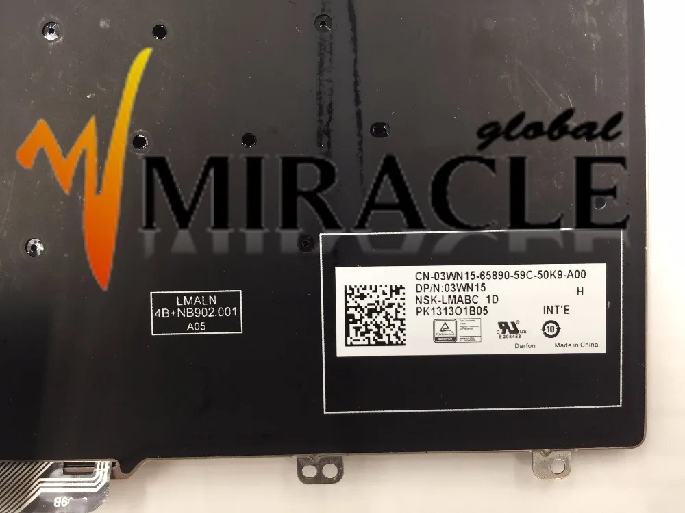 Repair You Life DP/N:03WN15 PK1313O1B05 FOR DELL E7250 11 US version with backlit no frame
Repair You Life DP/N:03WN15 PK1313O1B05 FOR DELL E7250 11 US version with backlit no frame
