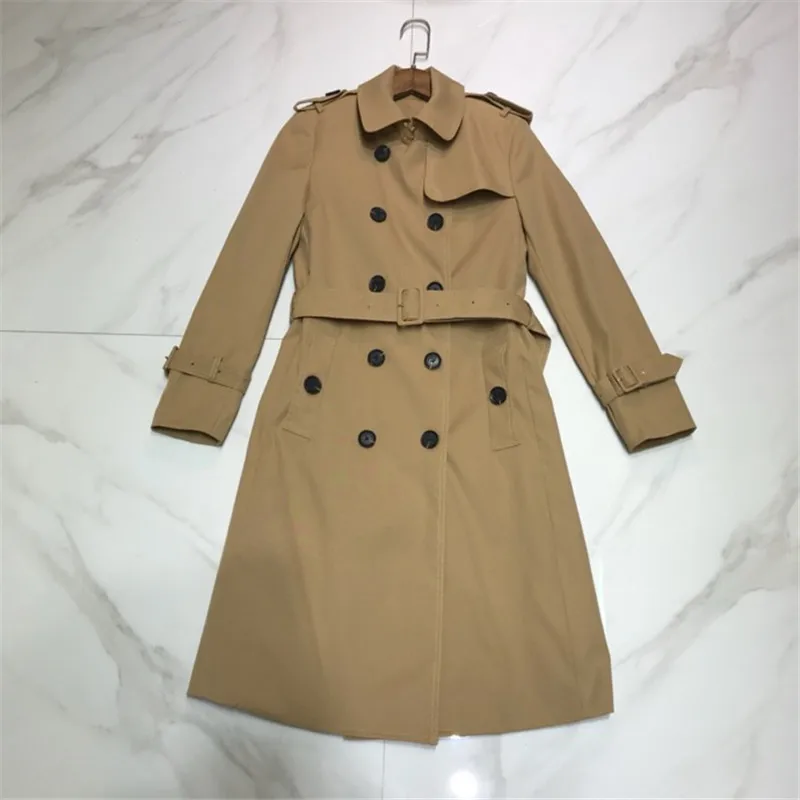Luxury Designer Brand Woman Classic Double Breasted Trench Coat Waterproof Business Outerwear
Luxury Designer Brand Woman Classic Double Breasted Trench Coat Waterproof Business Outerwear
